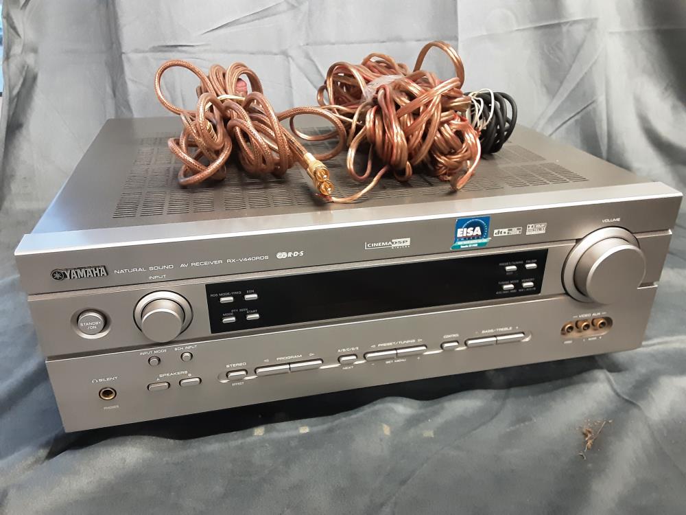 AMPLI HOME CINÉMA YAMAHA RX-V140RDS AVEC CABLES - SANS TÉLÉCOMMANDE