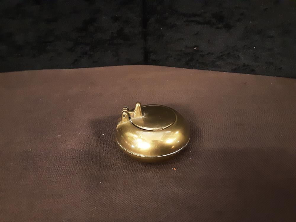 CENDRIER DE POCHE EN BRONZE