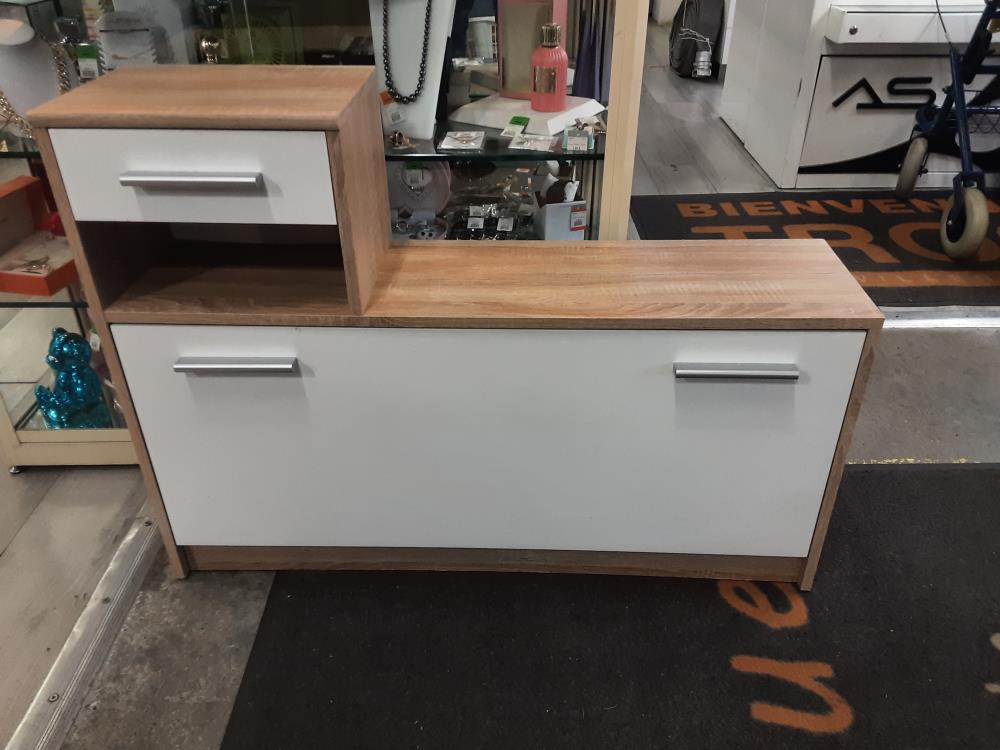 Meuble D'entree Pour Chaussures 1 Tiroir 1 Porte Battante