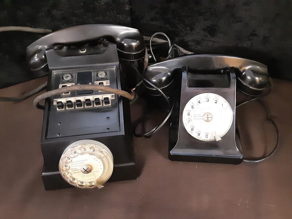 TELEPHONE ANCIEN NOIR 