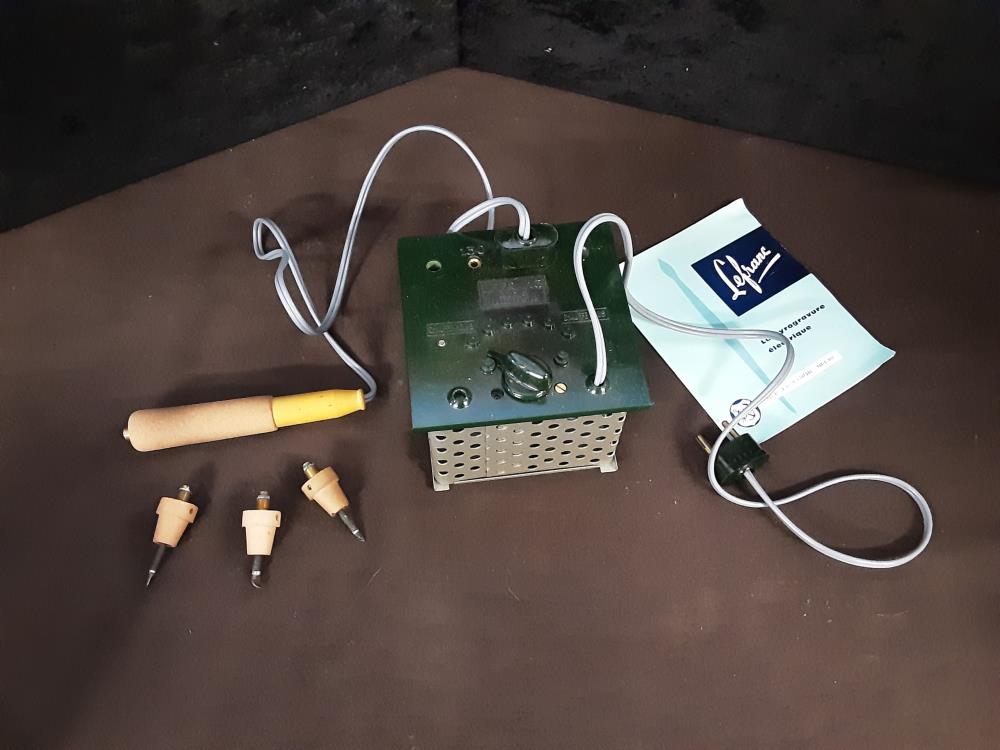 PYROGRAVURE ÉLECTRIQUE LEFRANC