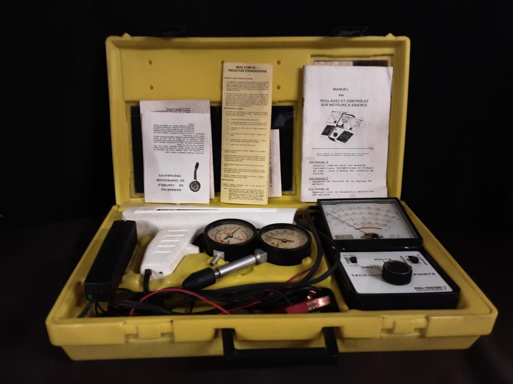 Appareil De Reglage Et Controle Sur Moteur A Essence Dixco Mod 1334