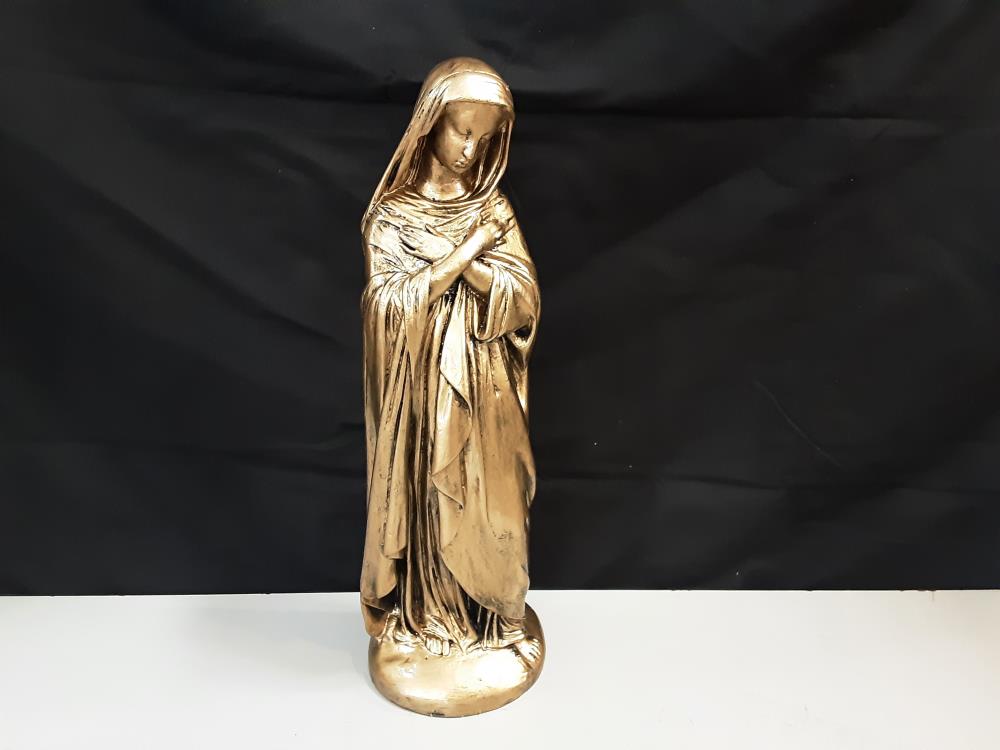 VIERGE MM RESINE DOREE