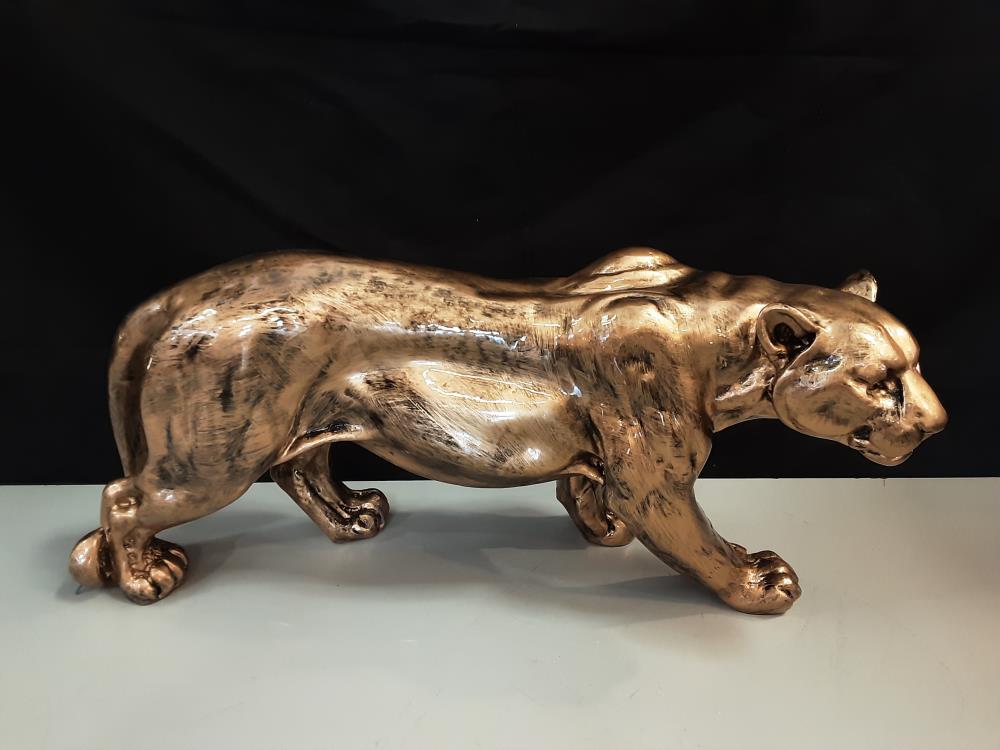 PANTERE GM RESINE DOREE 