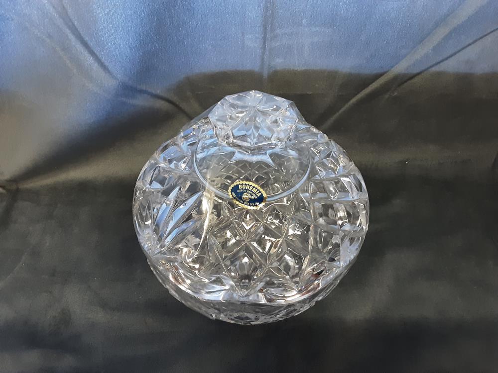 BONBONNIERE CRISTAL DE BOHEME