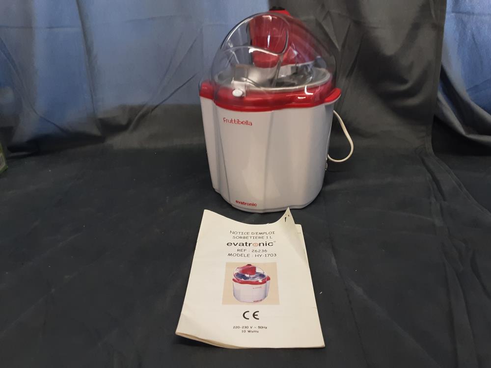 Sorbetiere Evatronic 1L