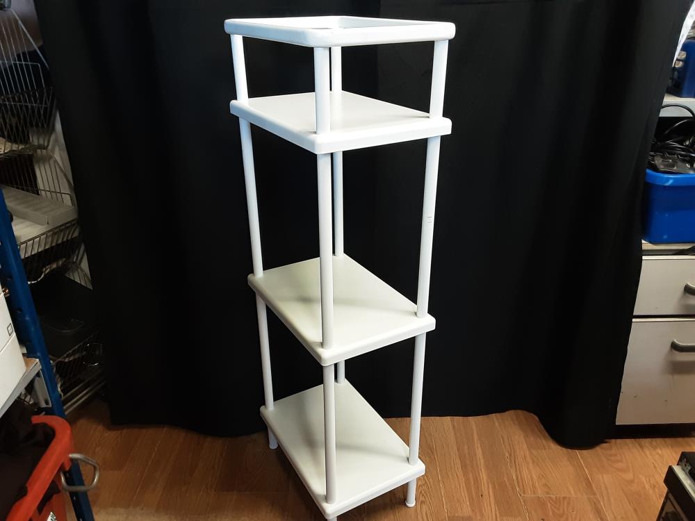 Etagere Blanche En Metal 3 Plateaux