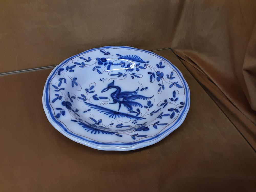 ASSIETTE BLEUE MOUSTIER