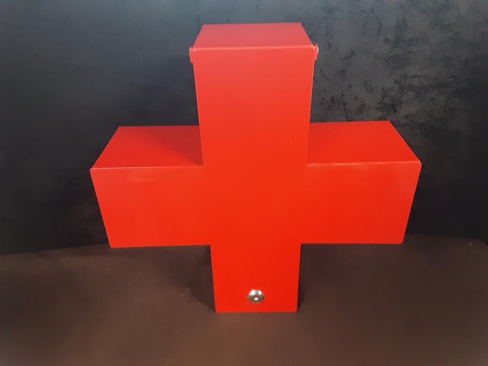 Boite Metal A Pharmacie Croix Rouge