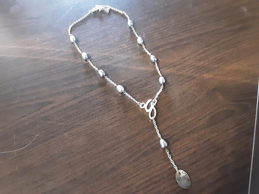 Collier Guess Boules Argentées