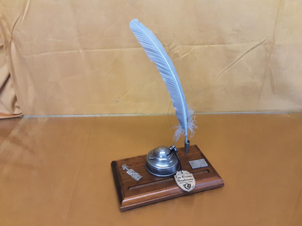 Ecritoire Encrier Etain