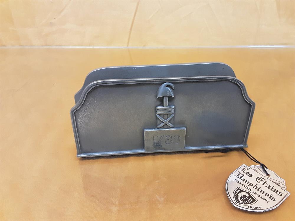 Porte Serviettes De Table En Etain