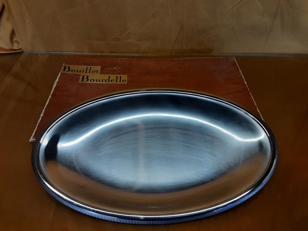PLAT OVALE INOX BOUILLET BOURDELLE