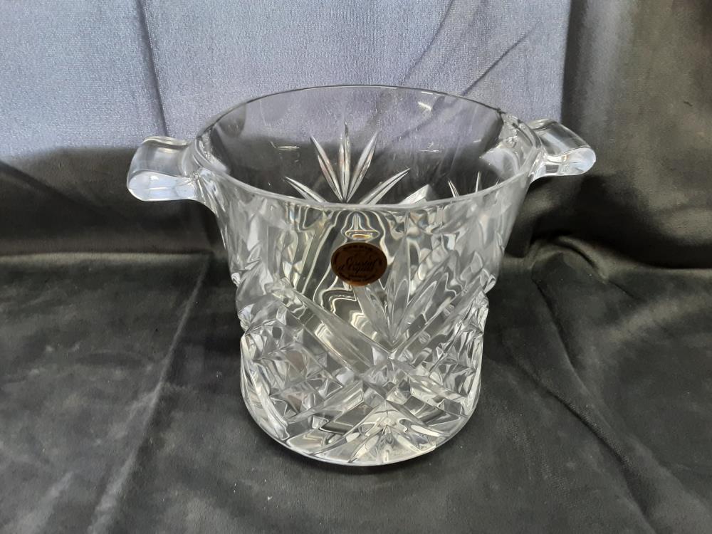 SEAU A GLACONS EN CRISTAL