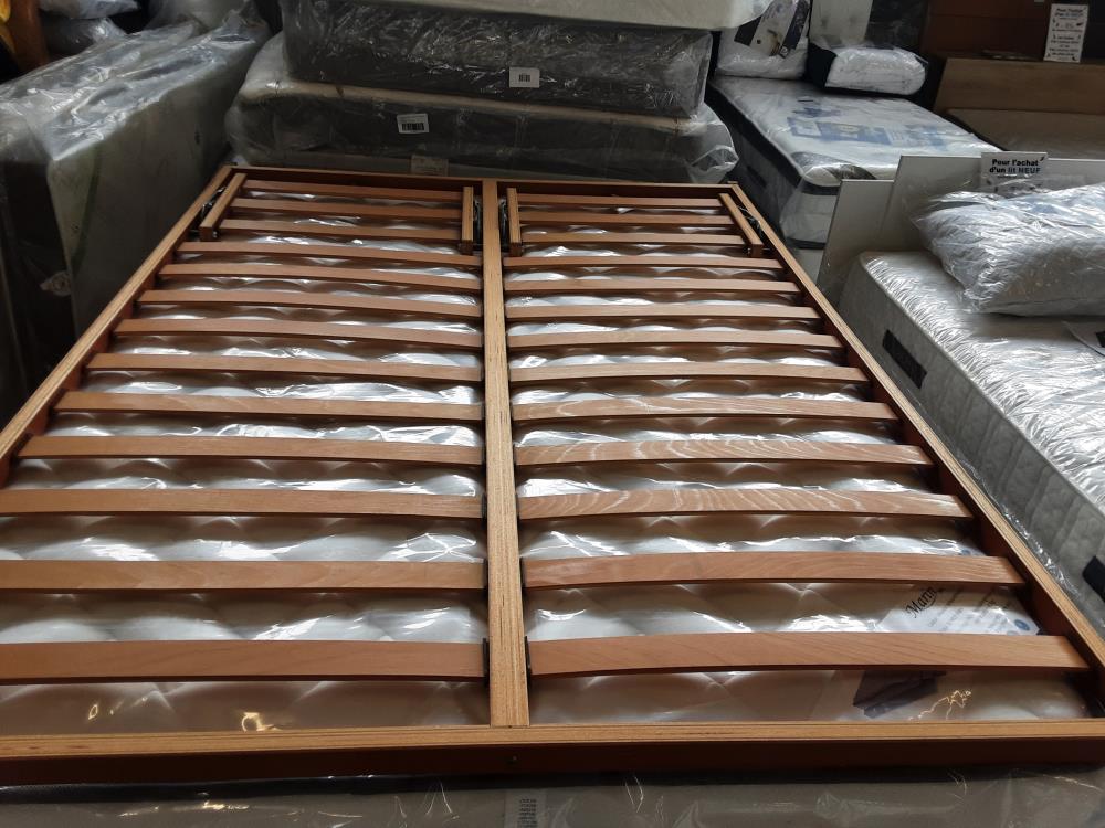 SOMMIER CADRE BOIS 140 X 190