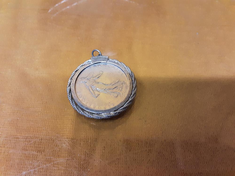 PENDENTIF PIECE DE 1FR