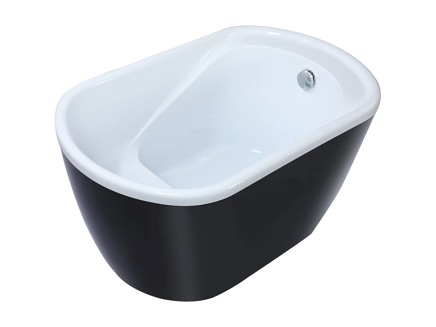 BAIGNOIRE SABOT 165L NOIRE (1193419-130899) 2ÈME CHOIX