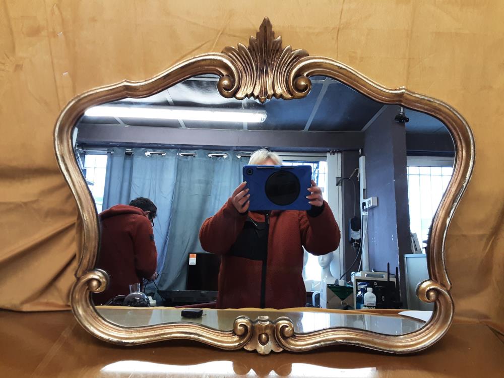 MIROIR CADRE DORE STYLE ROCOCO