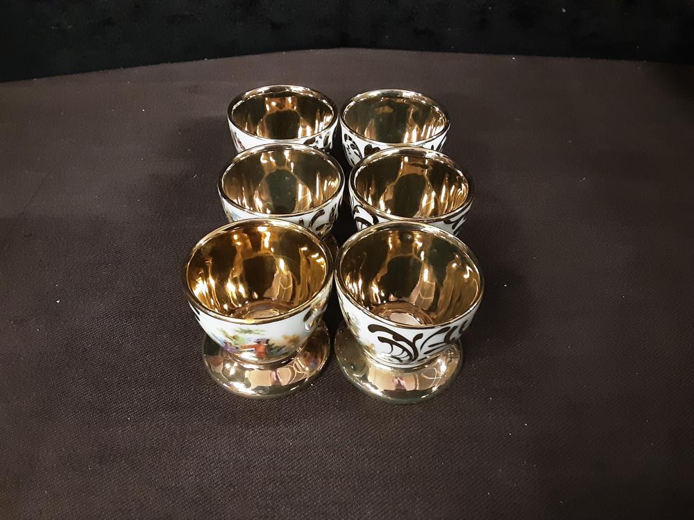 LOT DE 6 COQUETIERS LIMOGES