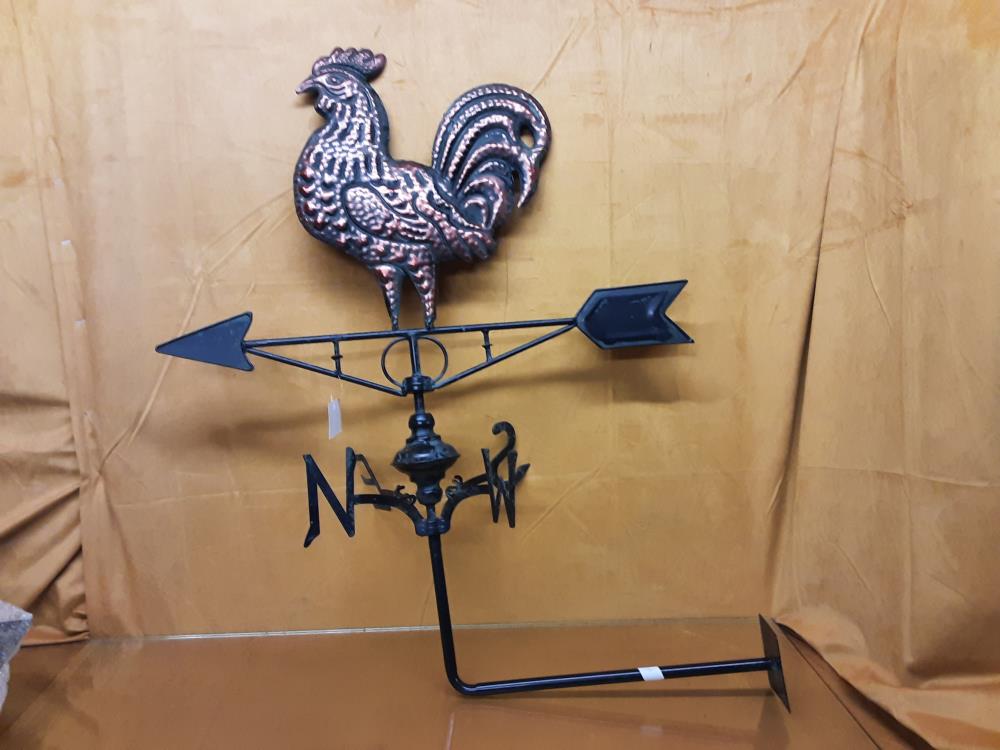 GIROUETTE MURALE COQ EN METAL (XW-46)
