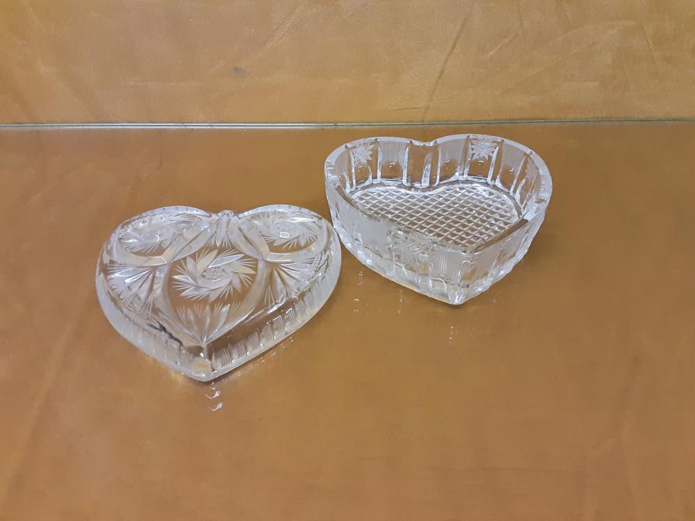 BONBONNIERE EN VERRE COEUR