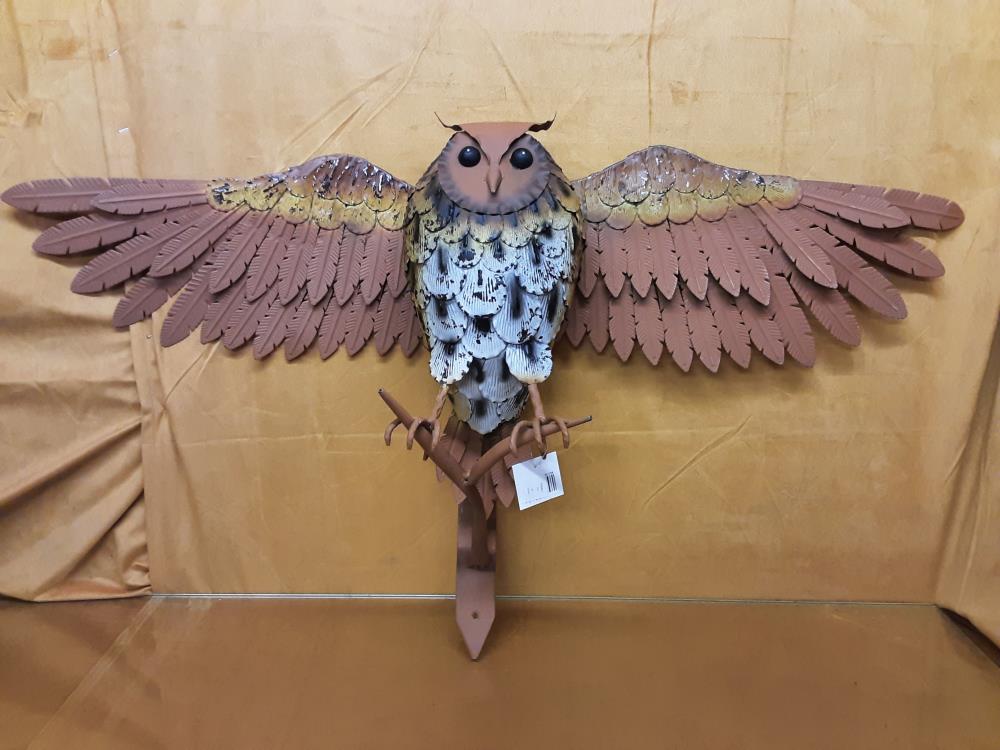 CHOUETTE MURALE TGM EN MÉTAL (TZ-45)