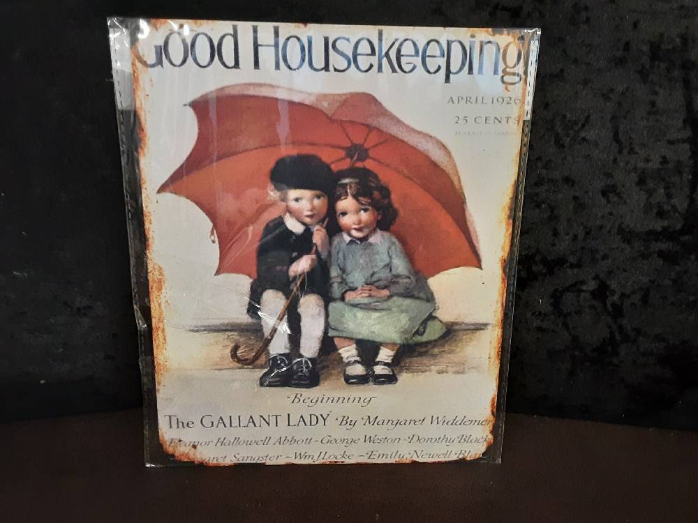 PLAQUE MÉTALGOOD HOUSEKEEPING ENFANTS 20X25CM (8PL-327820251111)