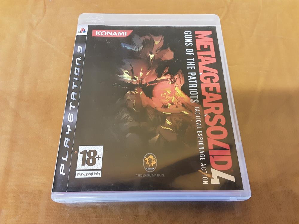 JEU PS3 "METAL GEAR SOLID 4"