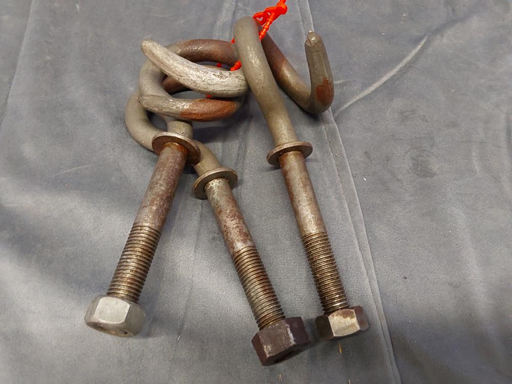 LOT DE 3 CROCHETS TGM METAL