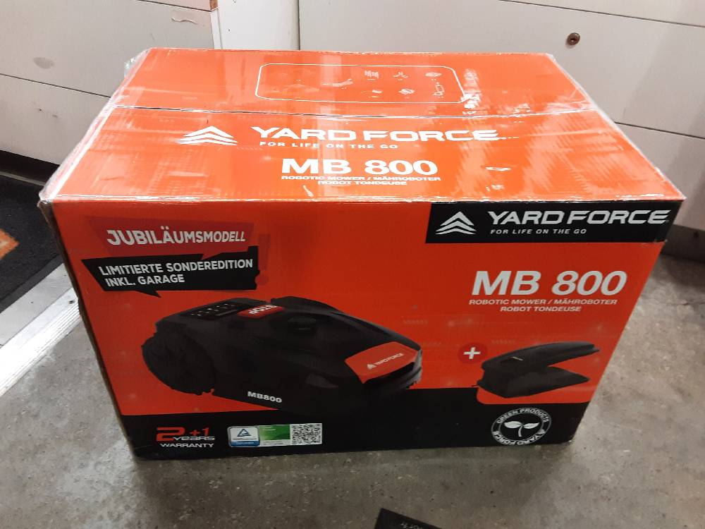 ROBOT TONDEUSE YARDFORCE MB 800 ENCORE DANS SON EMBALLAGE JAMAIS OUVERT