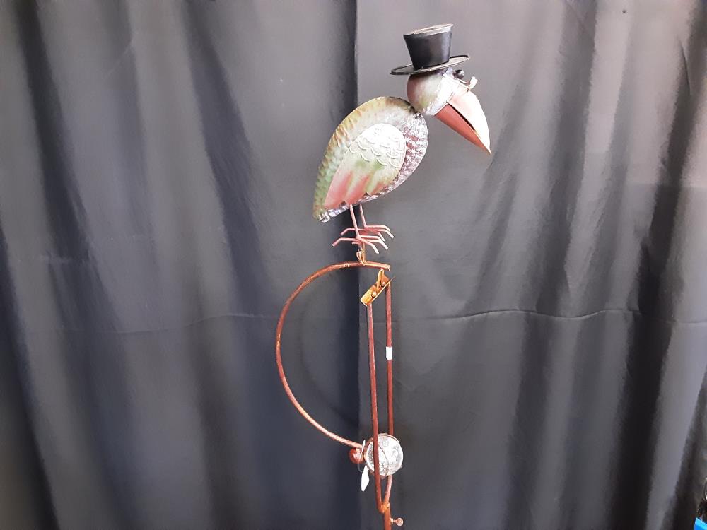 MOBILE METALCORBEAU PERCHE AVEC BOULE VERRE (YAA-248Y2222)