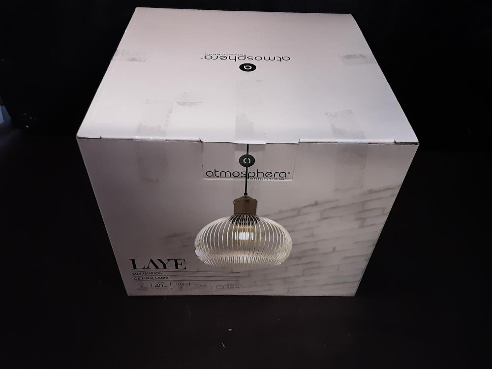 SUSPENSION GLOBE VERRE ATMOSPHERA