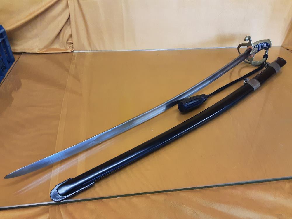 SABRE NOIR D'E.O.R LONGUEUR TOTALE SANS FOURREAU 92CM