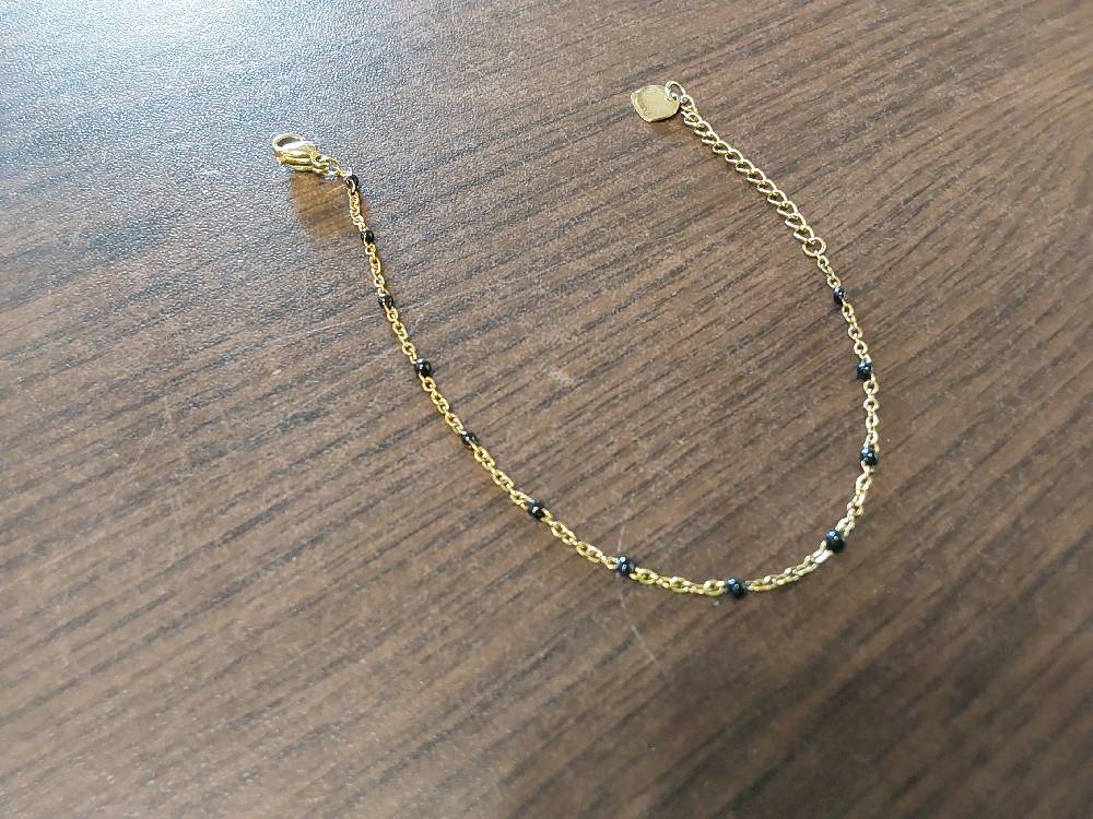 BRACELET BOULES NOIRES TPM