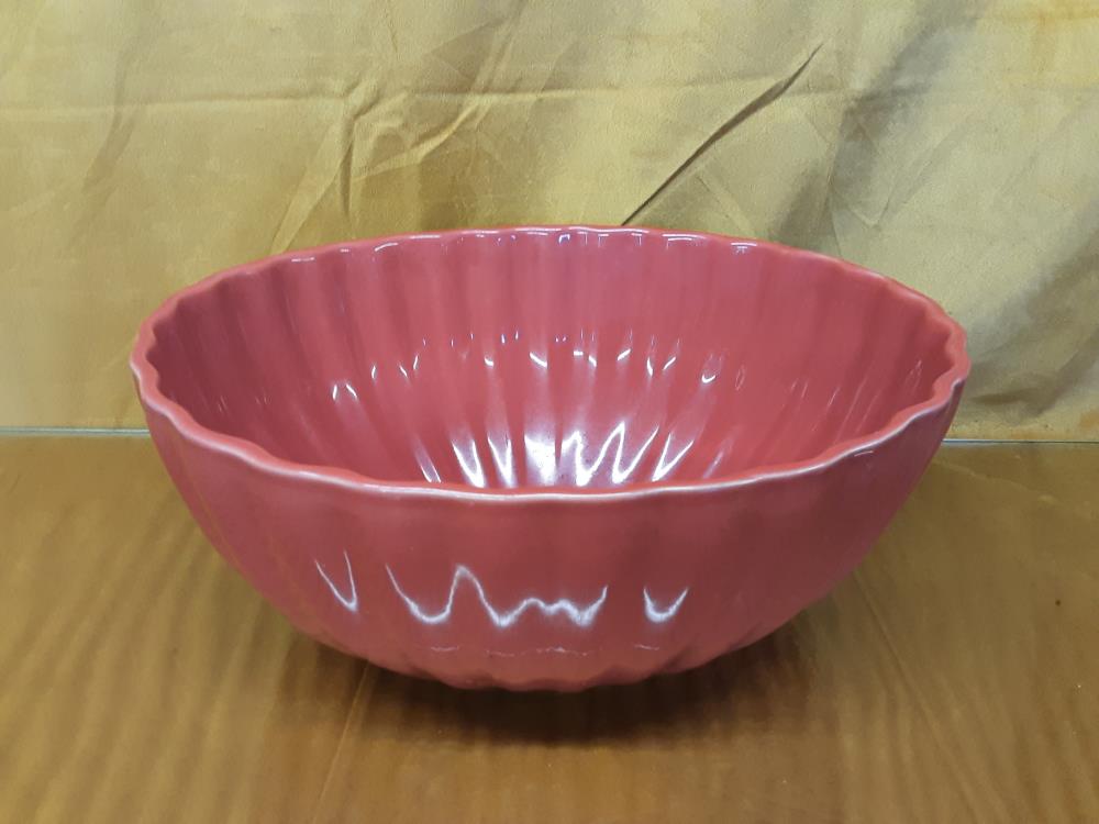 SALADIER OVALE TGM VIEUX ROSE