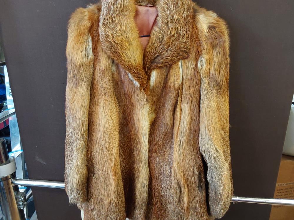 VESTE FOURRURE RENARD