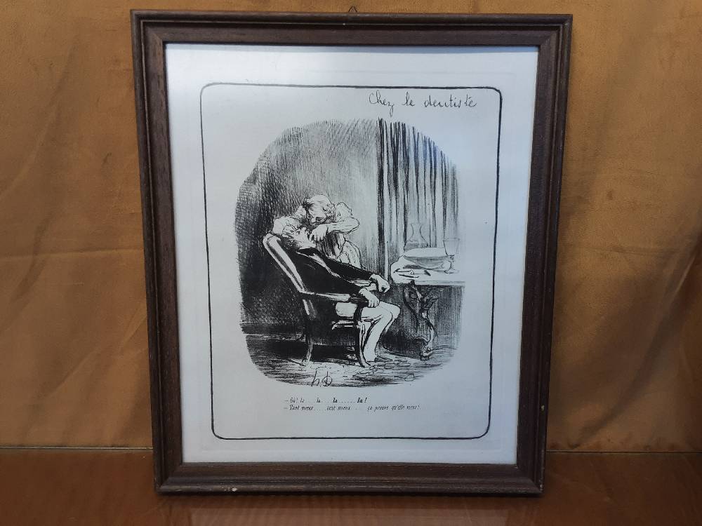 TABLEAU CRAYON CHEZ LE DENTISTE