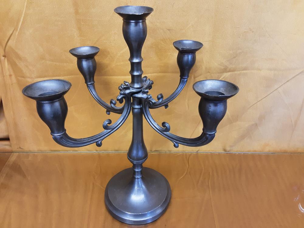 BOUGEOIR ETAIN 5 BRANCHES ETAI