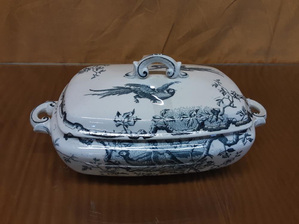 Soupière Porcelaine De Lunéville Rambouillet Décor Faisans