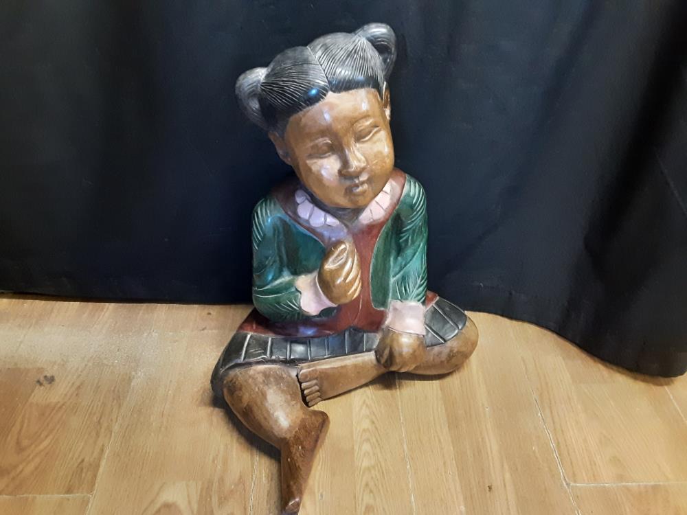 Statuette En Bois Indonésienne