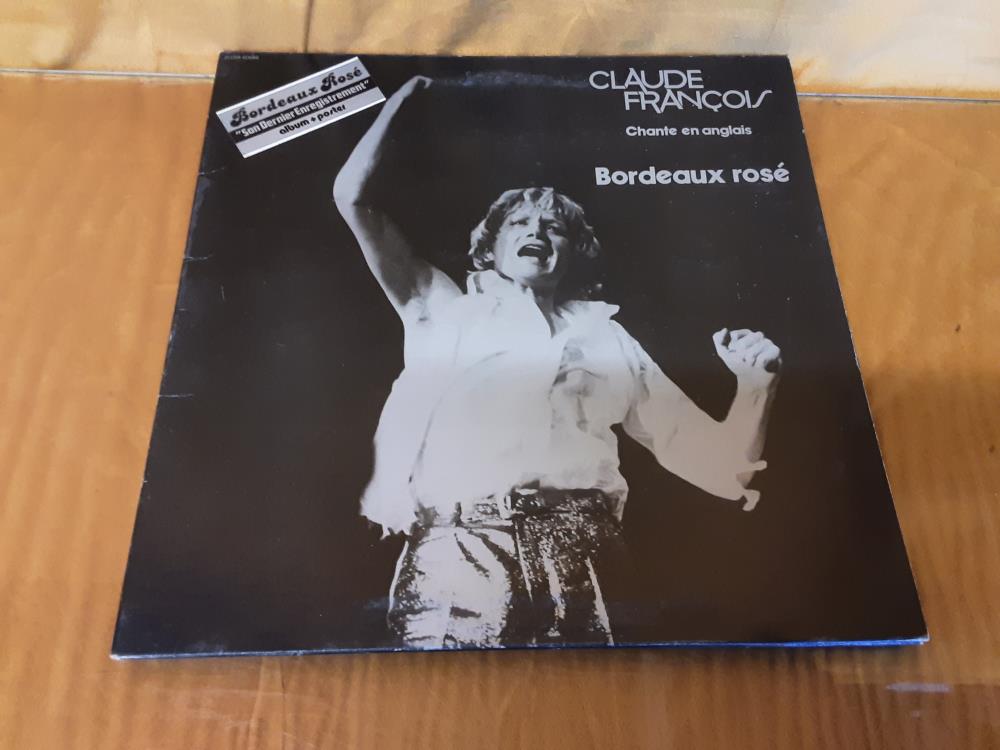 Vinyle 33T Claude Francois Bordeaux Rosé