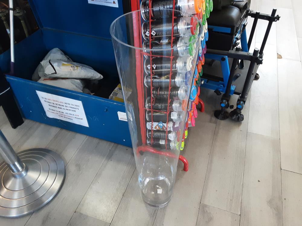 Vase En Verre Orchidée H.90 Cm