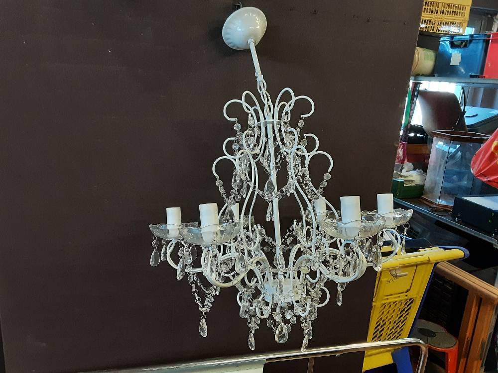 Lustre A Pampilles 6 Feux