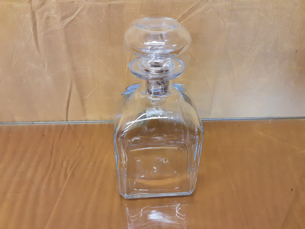 Carafe En Verre Carre H.18 Cm