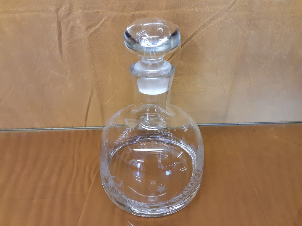 Carafe En Cristal Ronde H. 21Cm