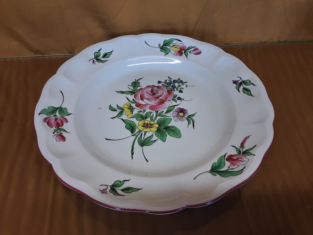 PLAT ROND LUNÉVILLE DIAM.30CM 