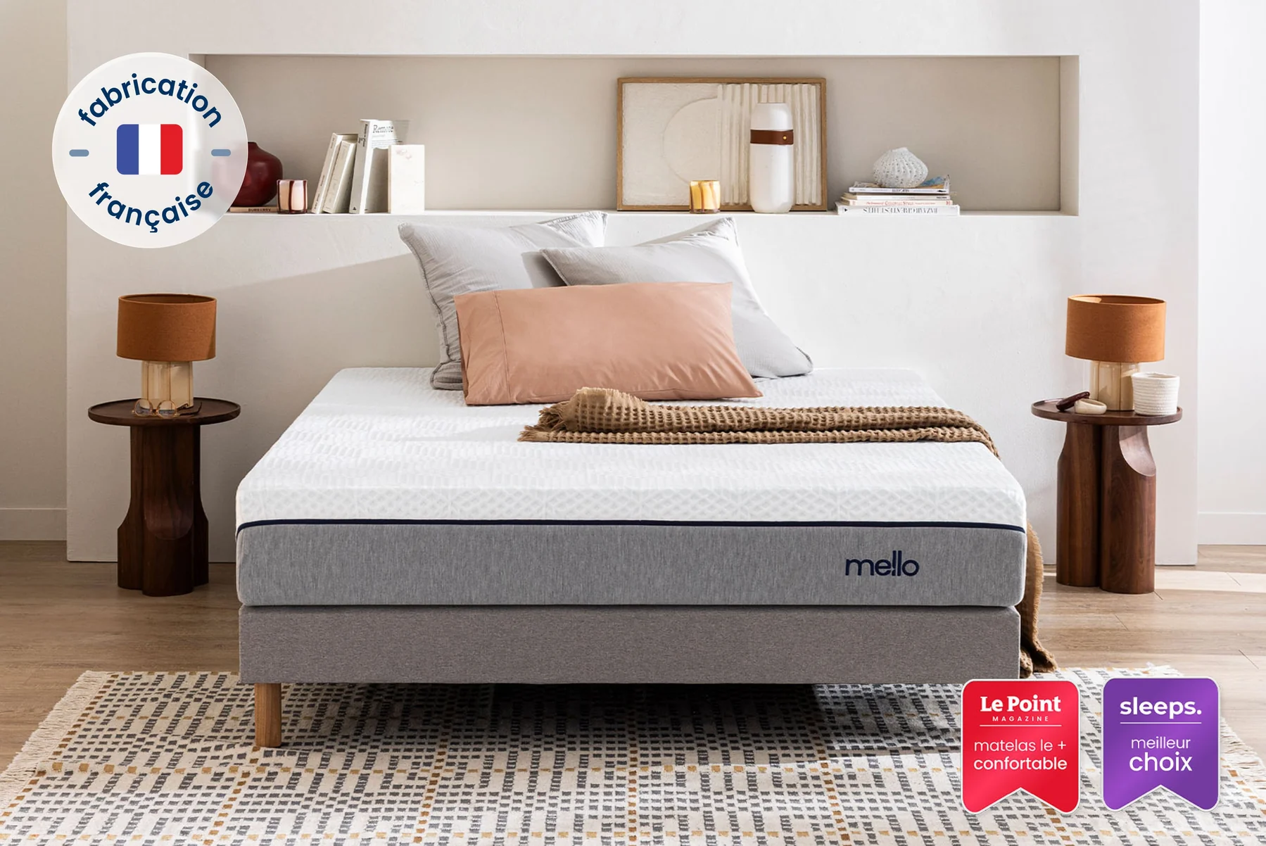 MATELAS M102607-HJ 180 X 200 MELLO RELAX