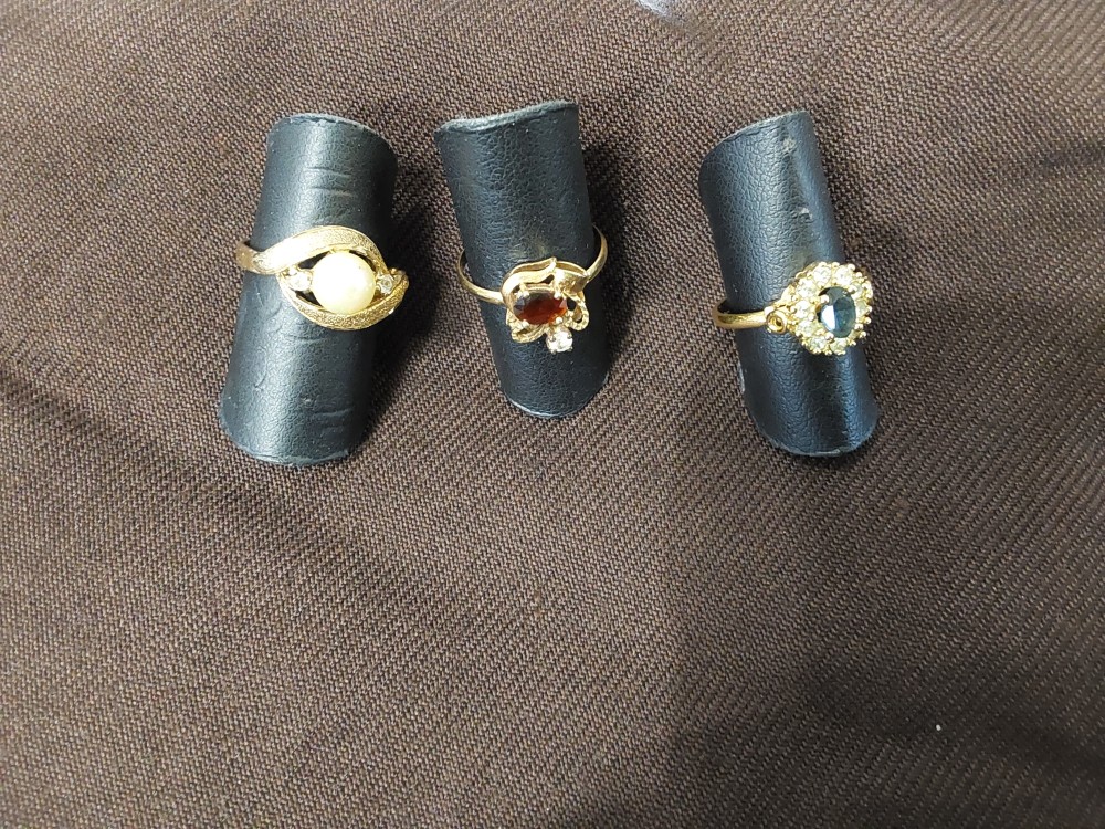 Bague Plaque Or