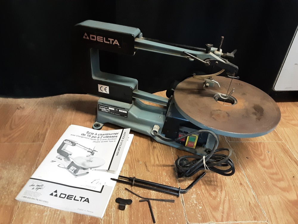 SCIE A CHANTOURNER DELTA DE 16 POA 2 VITESSES MOD 40-560C