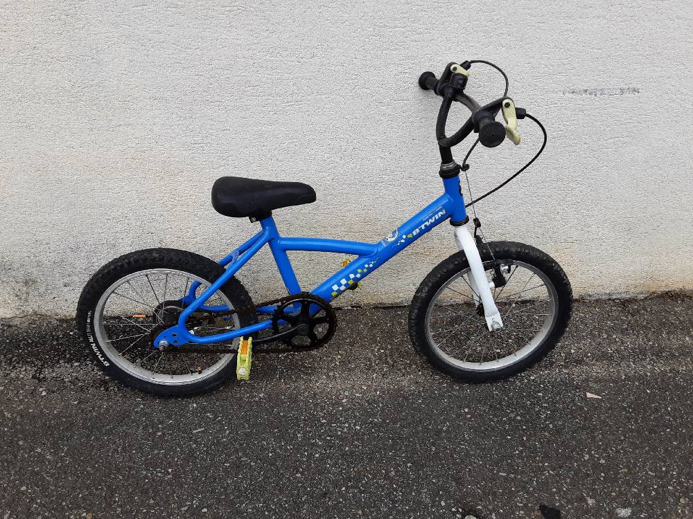 VELOENFANT BTWINBLEU 16 POUCES